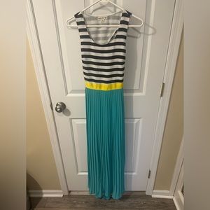 Fun multi color maxi dress